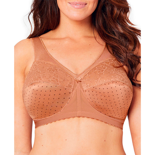 Glamorise MagicLift Original Support Wirefree Bra Brown 50D