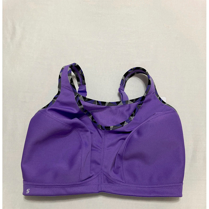Glamorise Full Figure High Impact Wonderwire Sports Bra Purple 40G