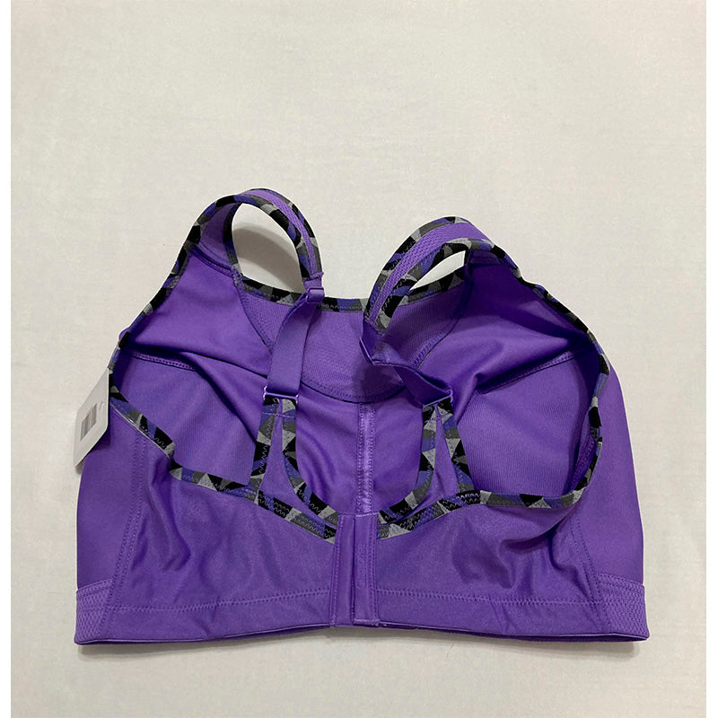 Glamorise Full Figure High Impact Wonderwire Sports Bra Purple 40G
