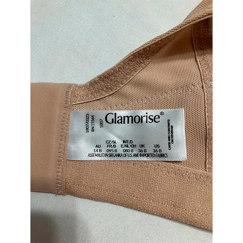 Glamorise MagicLift Seamless Bra Wirefree Cafe 36B