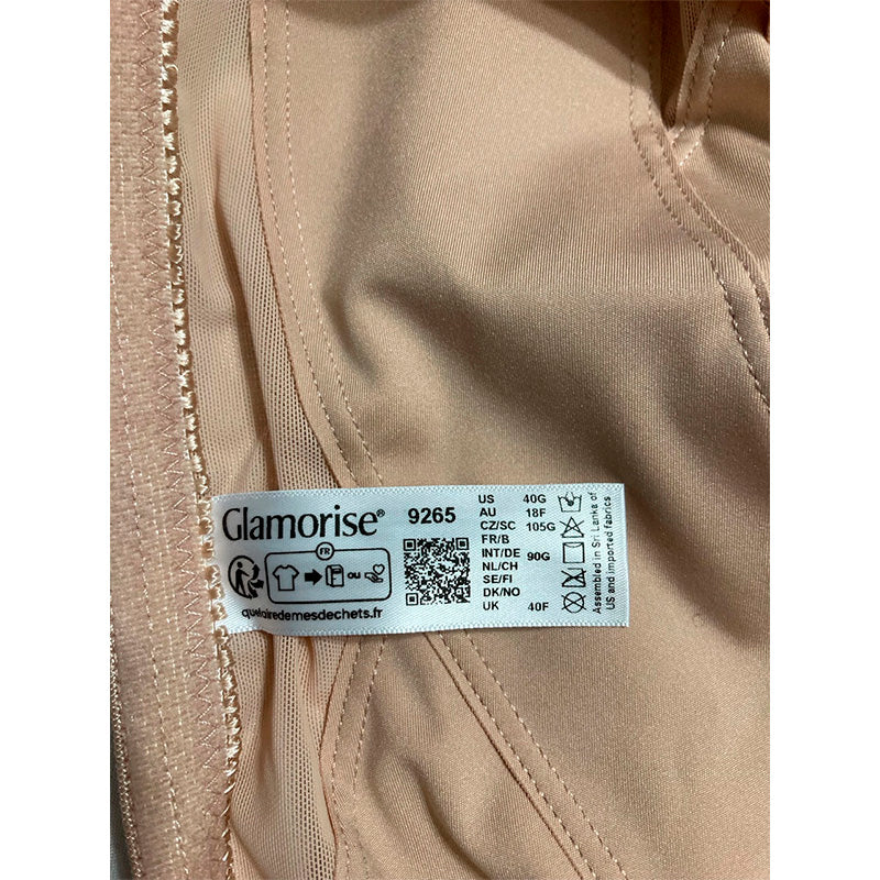 Glamorise Full Figure Wonderwire Front-Closure Nude 40G