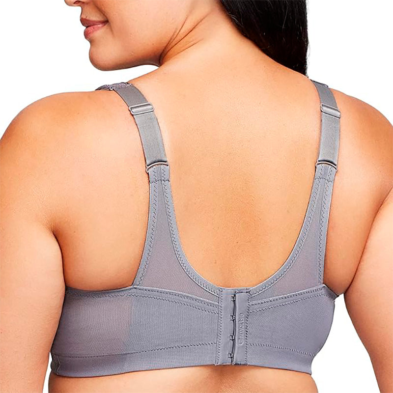 Glamorise Full Figure Bra Charcoal Grey 44G