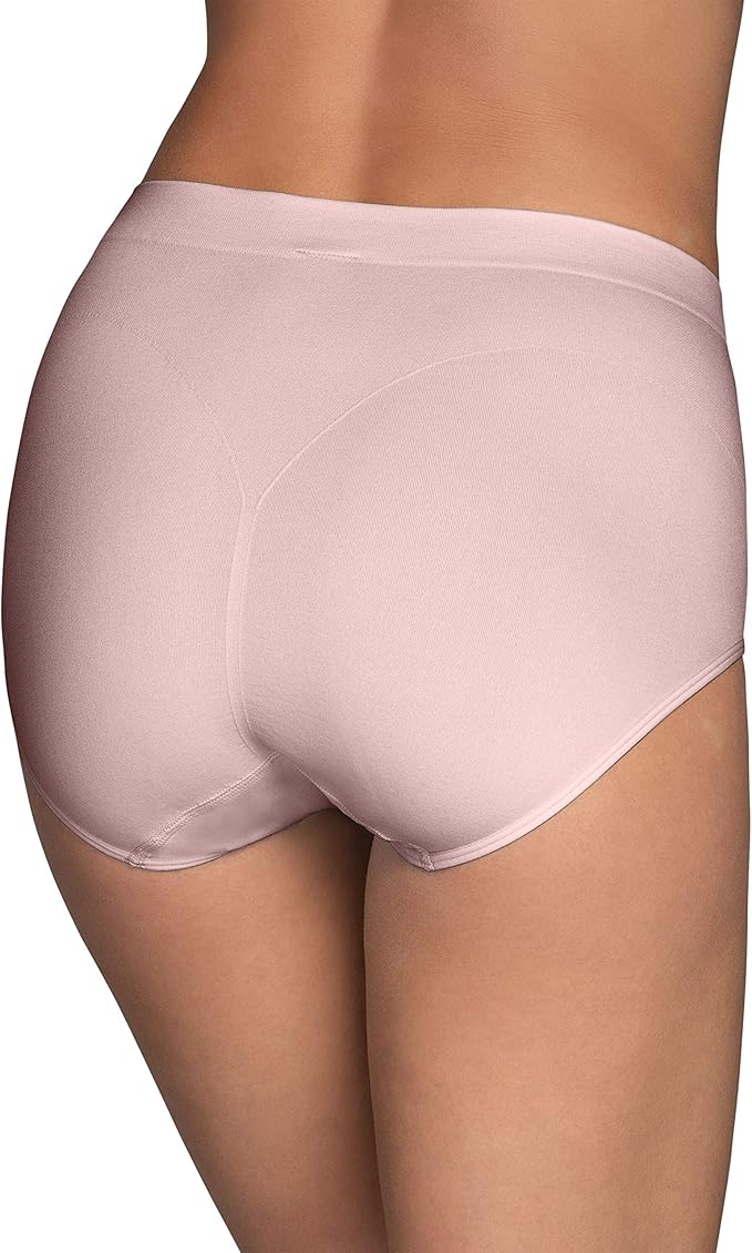 NWD VANITY FAIR Smoothing Comfort Brief Panties with Rear Lift ROSE XL