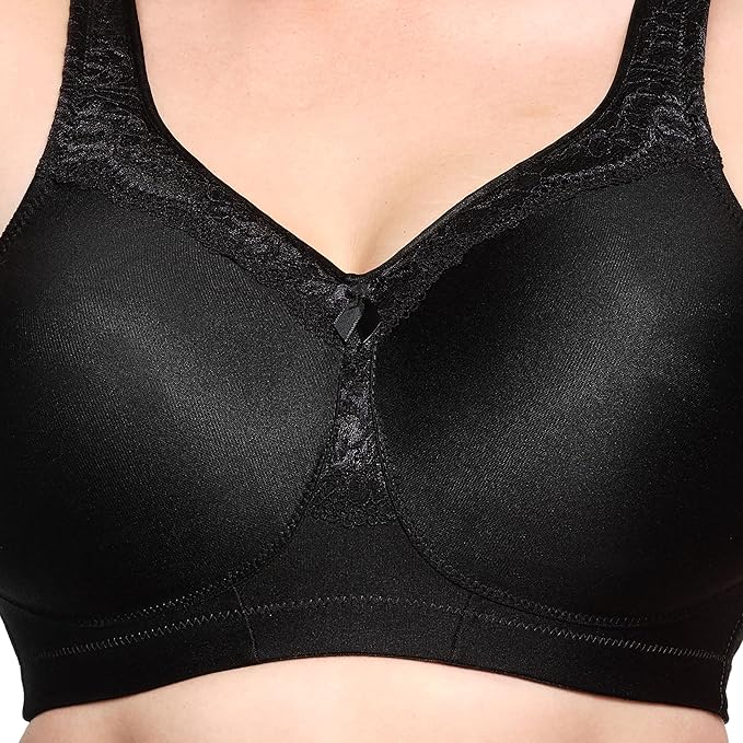GLAMORISE MagicLift Seamless Bra Wirefree BLACK 46B