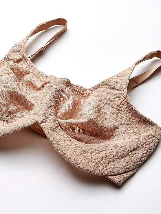 WACOAL Halo Lace Unlined Full Coverage Underwire Bra TOAST 34D