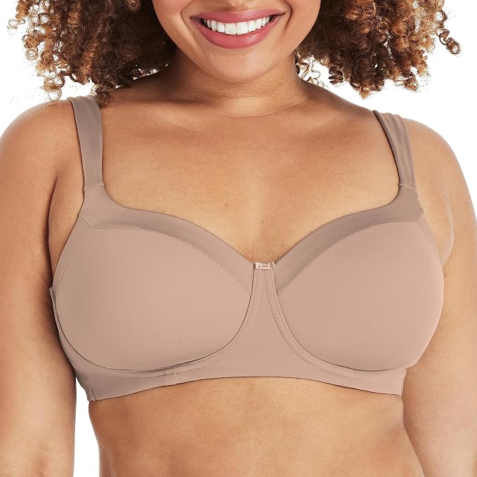 PLAYTEX Balconette Full-Coverage Wireless T-Shirt Bra EVENING BLUSH 42D