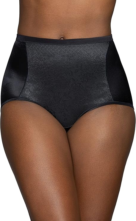 VANITY FAIR Smoothing Comfort Brief Panties BLACK L