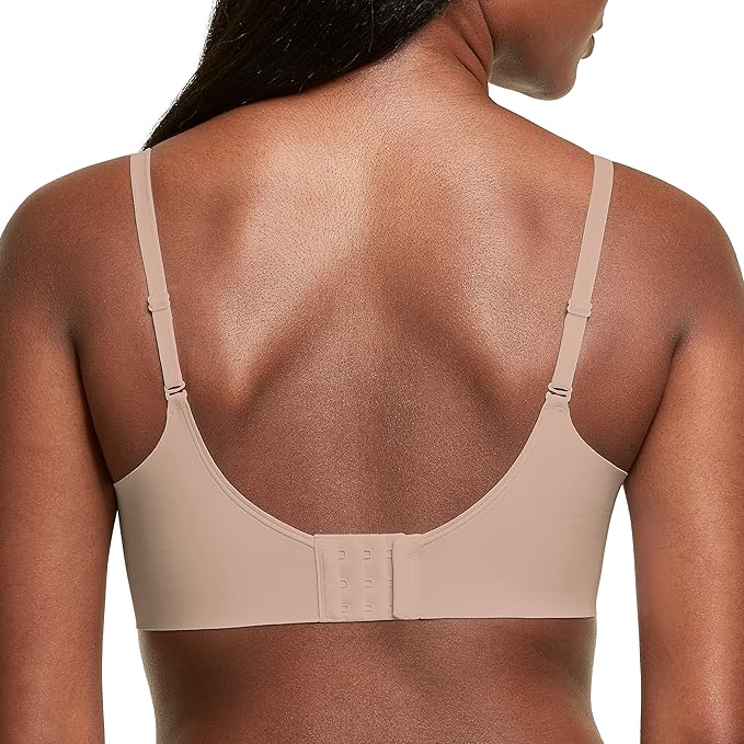 NWD MAIDENFORM Comfort Devotion Dreamwire Back Smoothing Underwire Bra NUDE 36D