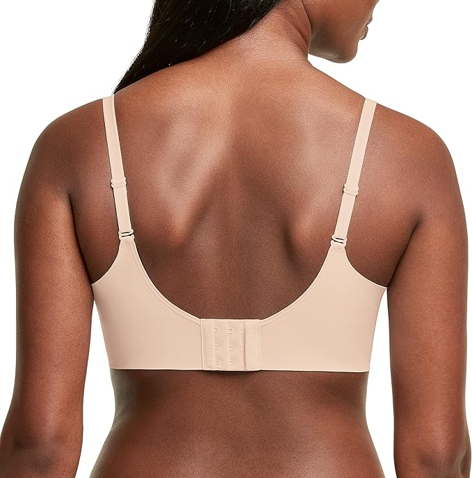 NWD MAIDENFORM Comfort Devotion Dreamwire Back Smoothing Underwire BEIGE 38DD