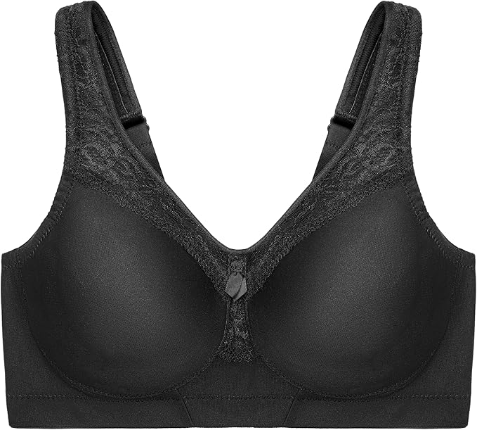 GLAMORISE MagicLift Seamless Bra Wirefree BLACK 46B