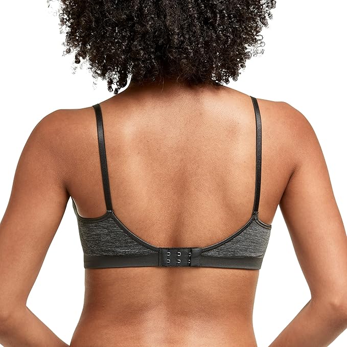 HANES Wireless T-shirt Bra Convertible Smoothing GREY XL