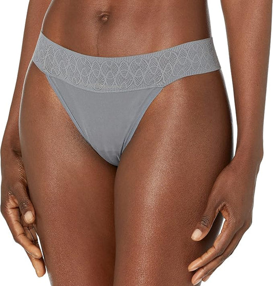 DKNY Endless Stretch Thong Panty SIDEWALK XL