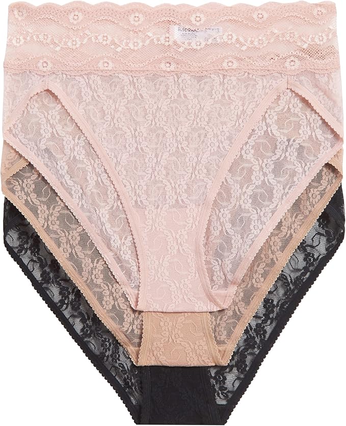 B.TEMPT´D Lace Kiss Hi Leg Panty 3 Pack ASSORTED S