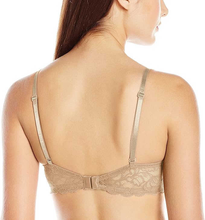 CALVIN KLEIN Seductive Comfort with Lace Demi Bra BARE 36A