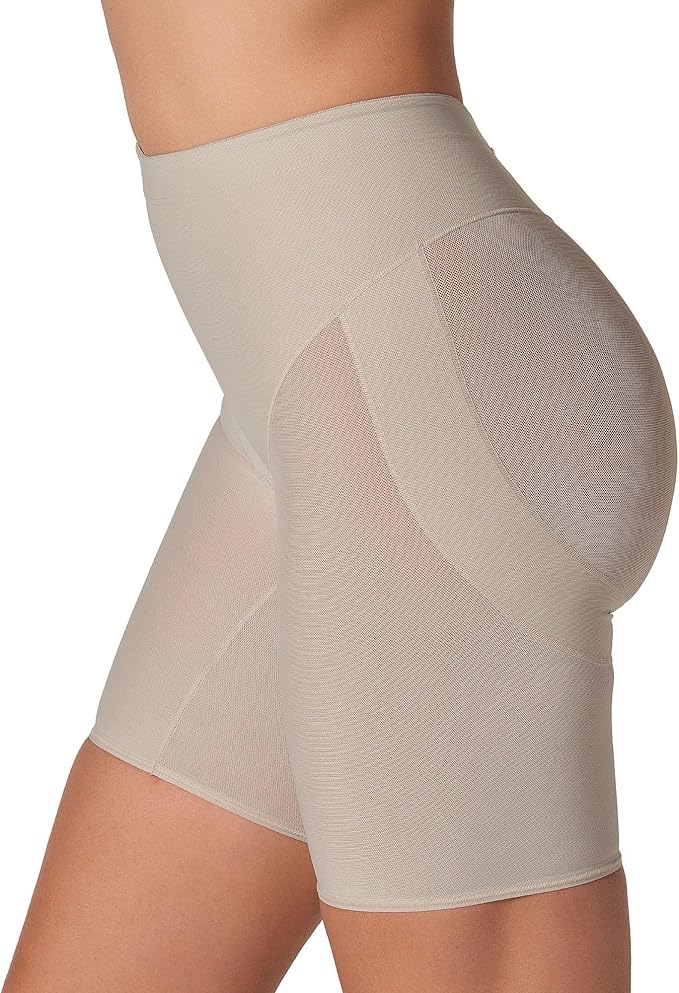 LEONISA PowerUp Shapewear Shorts BEIGE S