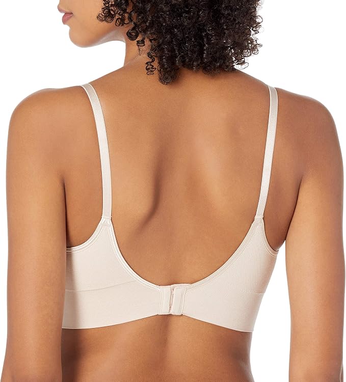 WARNER'S Seamless Stretch Wireless Lightly Lined Convertible BUTTERSCOTH M