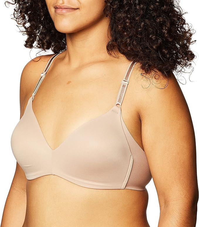 WARNER'S Comfort Wireless Lightly Lined T-Shirt Bra TOASTED ALMOND 38D