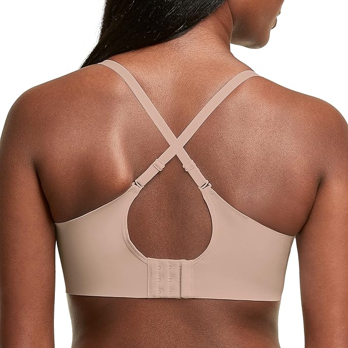NWD MAIDENFORM Comfort Devotion Dreamwire Back Smoothing Underwire Bra NUDE 36D