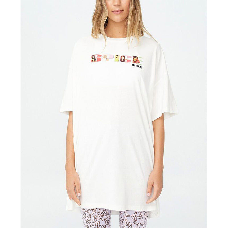 COTTON ON Women's 90s T-shirt Nightie White L