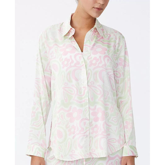 COTTON ON Long Sleeve Satin Sleep Set Multicolor S