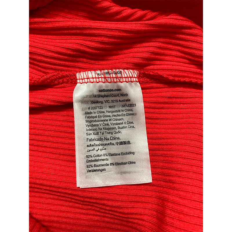 Cotton On Tank Top Red M