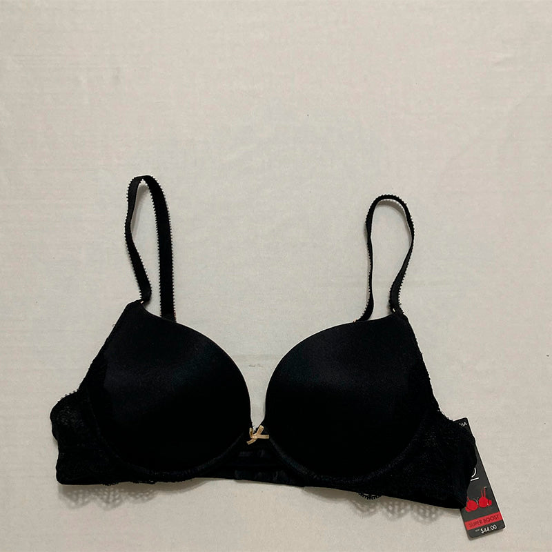 Heidi Klum Heidi Super Boost Geometric-Lace Bra Black 36A