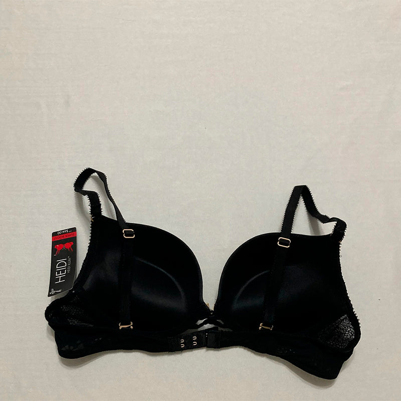 Heidi Klum Heidi Super Boost Geometric-Lace Bra Black 36A