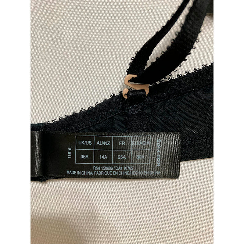 Heidi Klum Heidi Super Boost Geometric-Lace Bra Black 36A