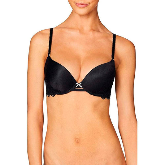 Heidi Klum Heidi Super Boost Geometric-Lace Bra Black 36A