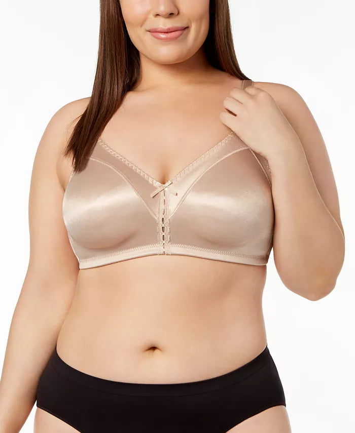 NWD BALI Double Support Tailored Wireless Lace Up Fron NUDE 34DD