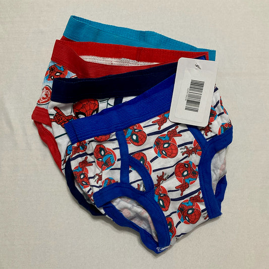 Disney Baby Toddler Boy's Spider Man Briefs 4Pack 2T