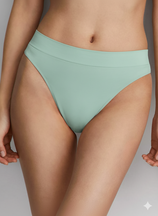 STATE OF DAY Seamless High-Cut Underwear GREEN XXL