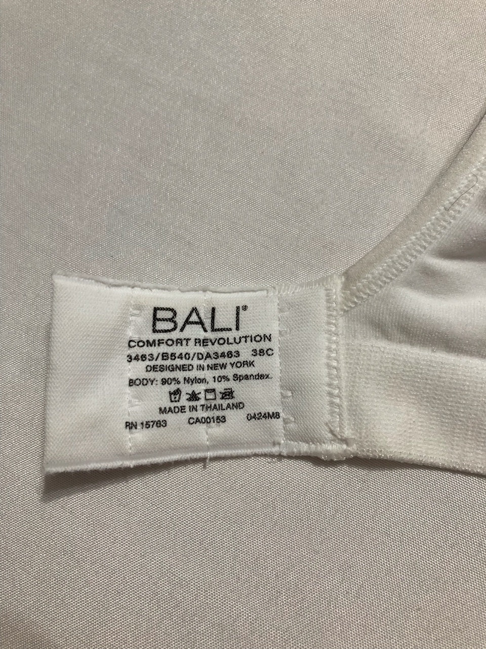 NWD BALI Comfort Revolution Full-Coverage Wirefree WHITE 38C