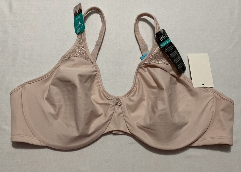 NWD BALI Passion Comfort Minimizer Bra Full-Coverage Underwire Bra SANDSHELL 44C