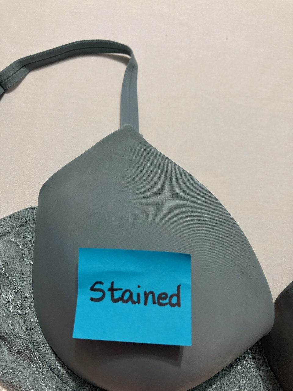 NWD CALVIN KLEIN Seductive Comfort Brasier Lace Demi BLUE 38B