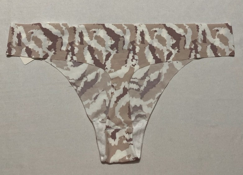 NWD MAIDENFORM Flawless No Show Thong Panty MULTICOLOR 2XL