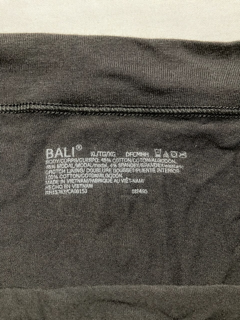 NWD BALI Cotton Modal Hi-Cut Panty BLACK XL