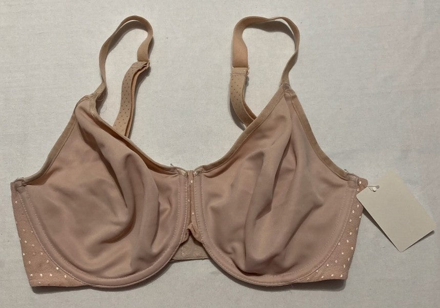 NWD WACOAL Back Appeal Minimizer Unlined Underwire Bra ROSE 34DDD