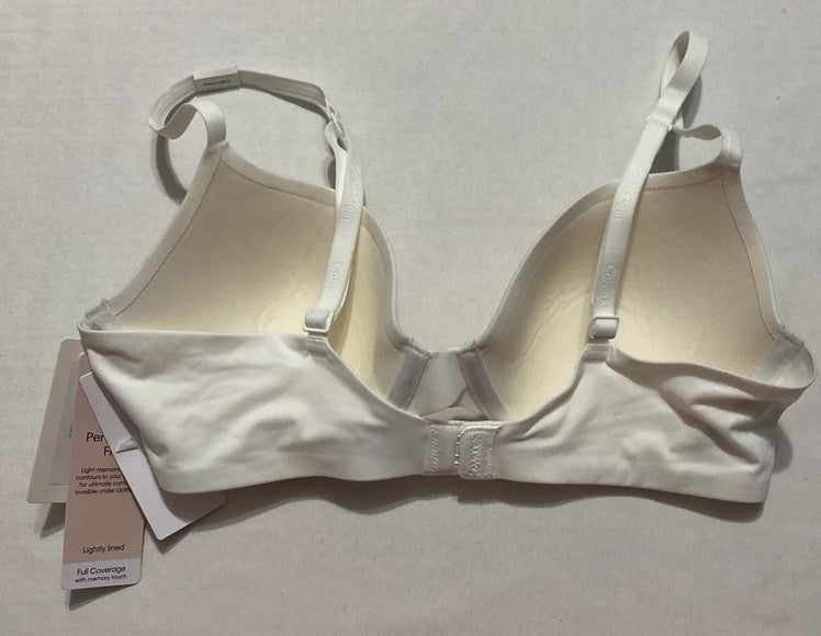 NWD CALVIN KLEIN Perfectly Fit Memory Touch T-Shirt Bra WHITE 32C