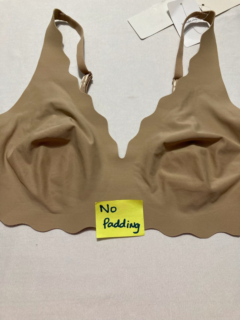 NWD B.TEMPT'D Padded Convertible Wire Free Bra BEIGE L