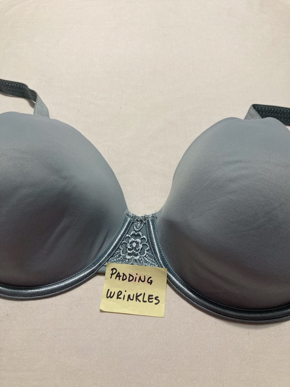 NWD VANITY FAIR Full Figure Beauty Back Smoothing Bra BLUE 42C