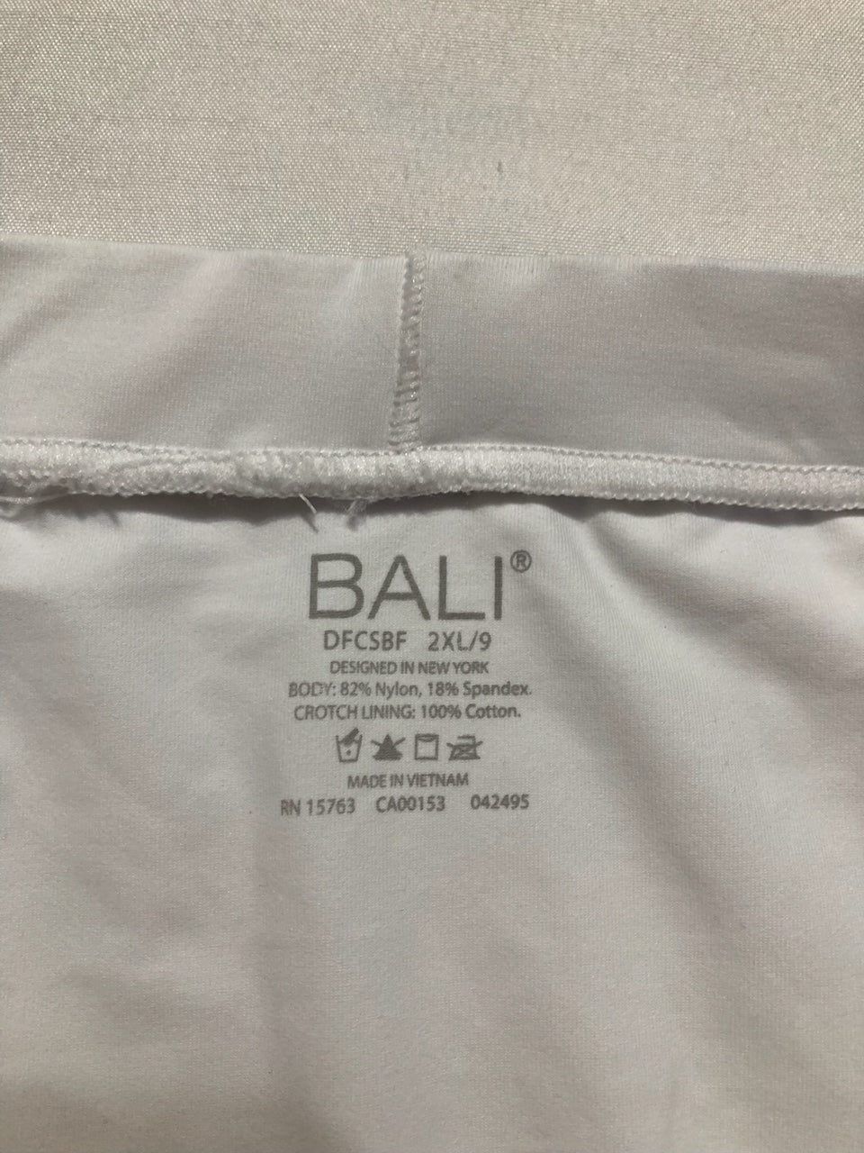 NWD BALI Coolest Smoothing High-Waist Brief Panty WHITE 2XL