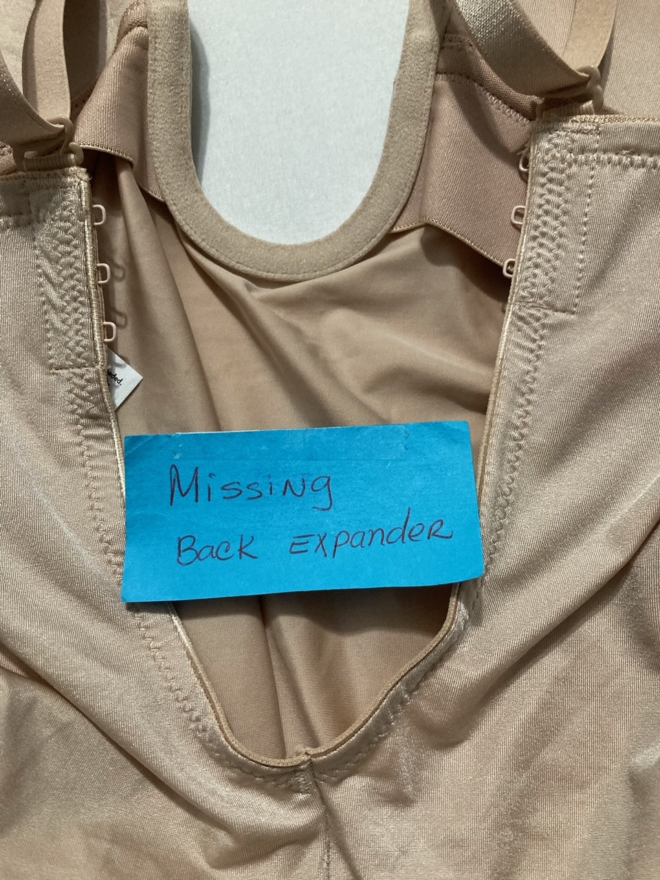 NWD SPANX shape Suit Low-Back Mid-Thigh Bodysuit CAFE AU LAIT L