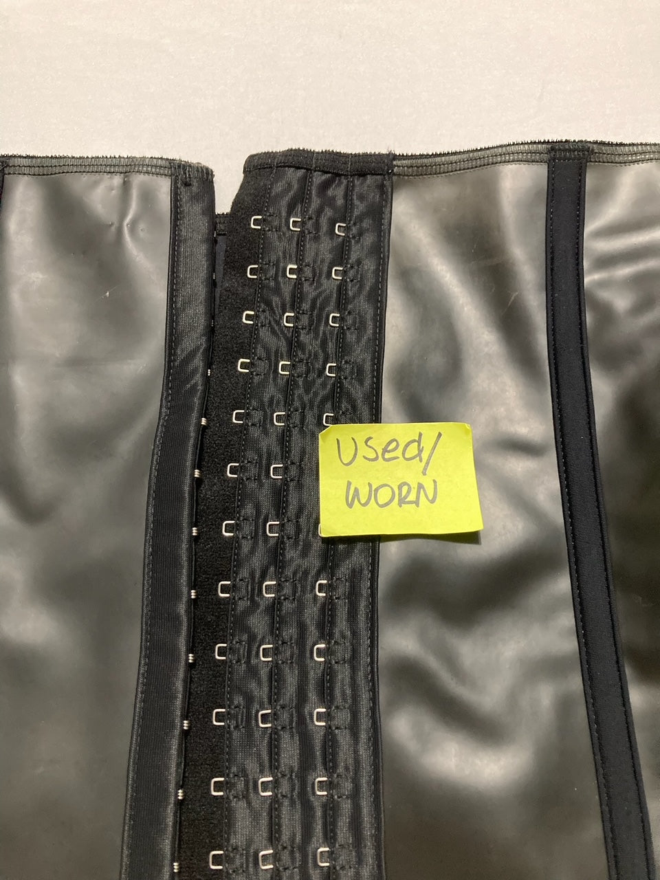 NWD LEONISA Extra Firm Control Latex Faja Waist Trainer BLACK M