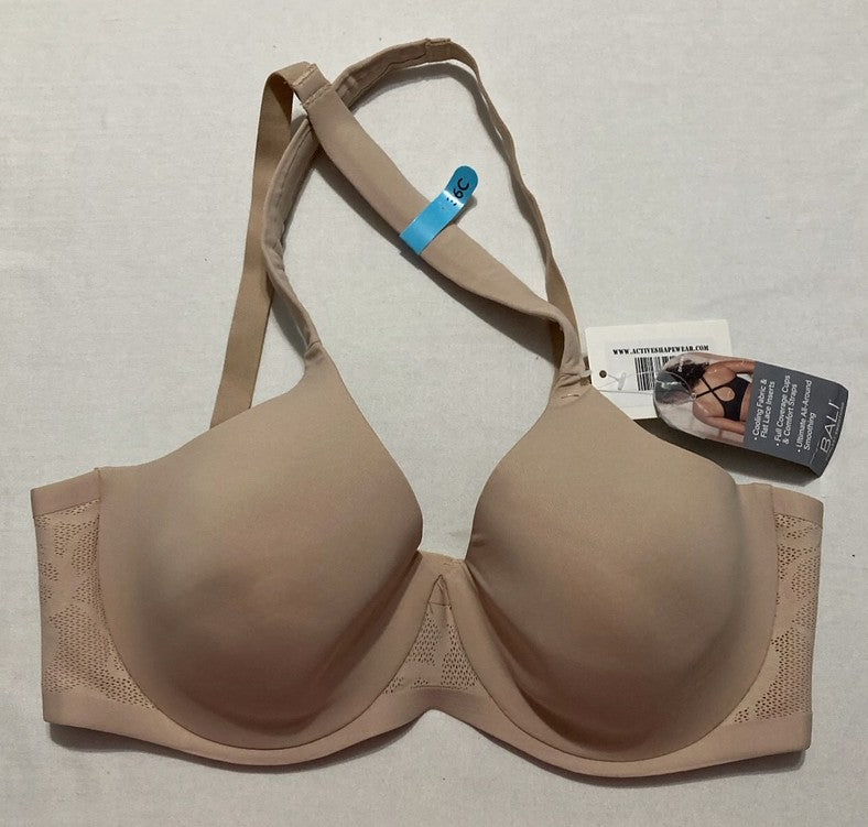 NWD BALI Coolest Smoothing Underwire Convertible Bra BEIGE 36 C