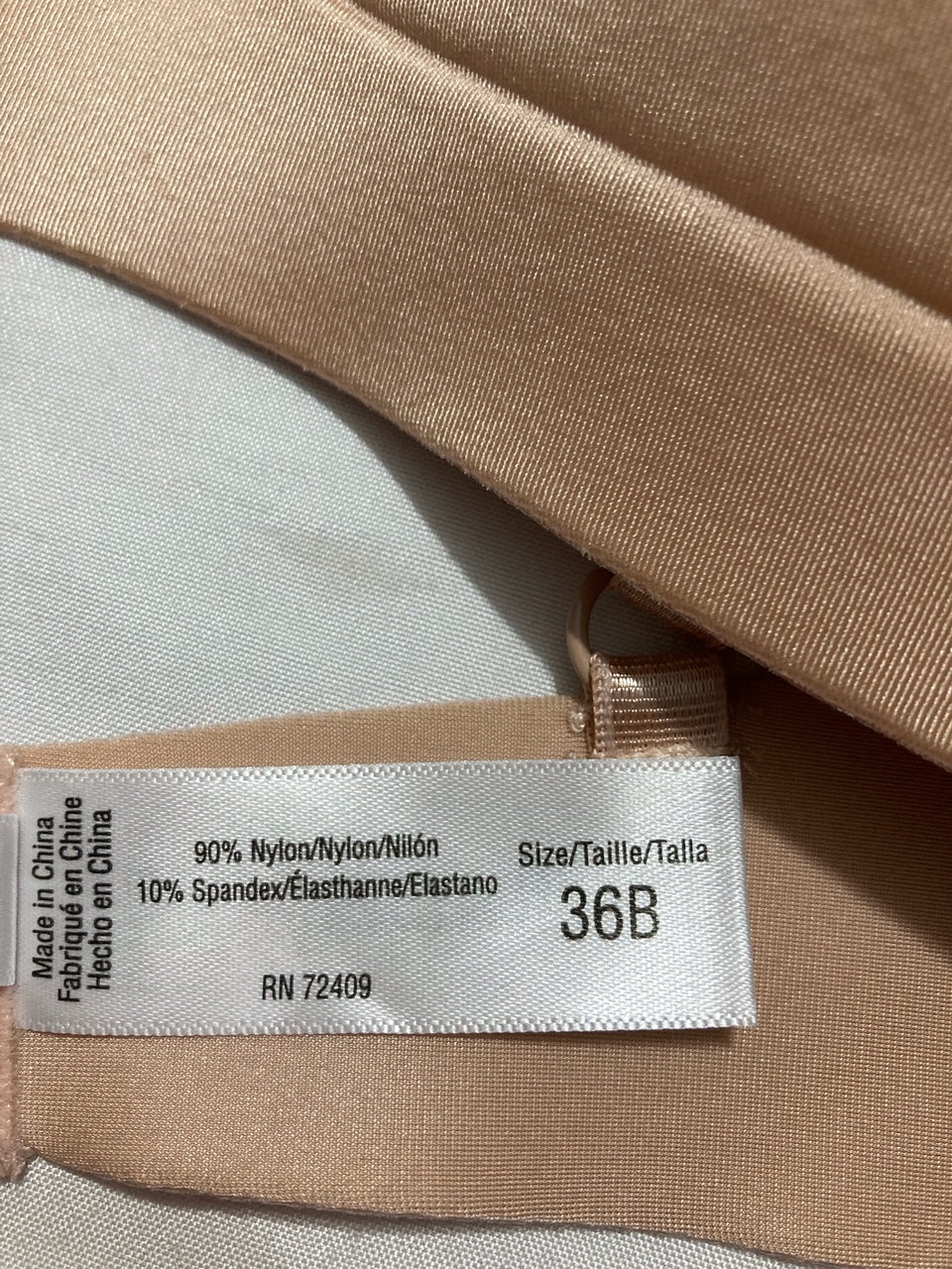 NWD SOPHIE B Molded invisible edge wire-fre bra NUDE 36B