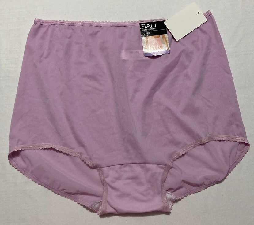 NWD BALI Skimp Skamp Brief Panty, Smoothing Stretch Brief PURPLE 4XL