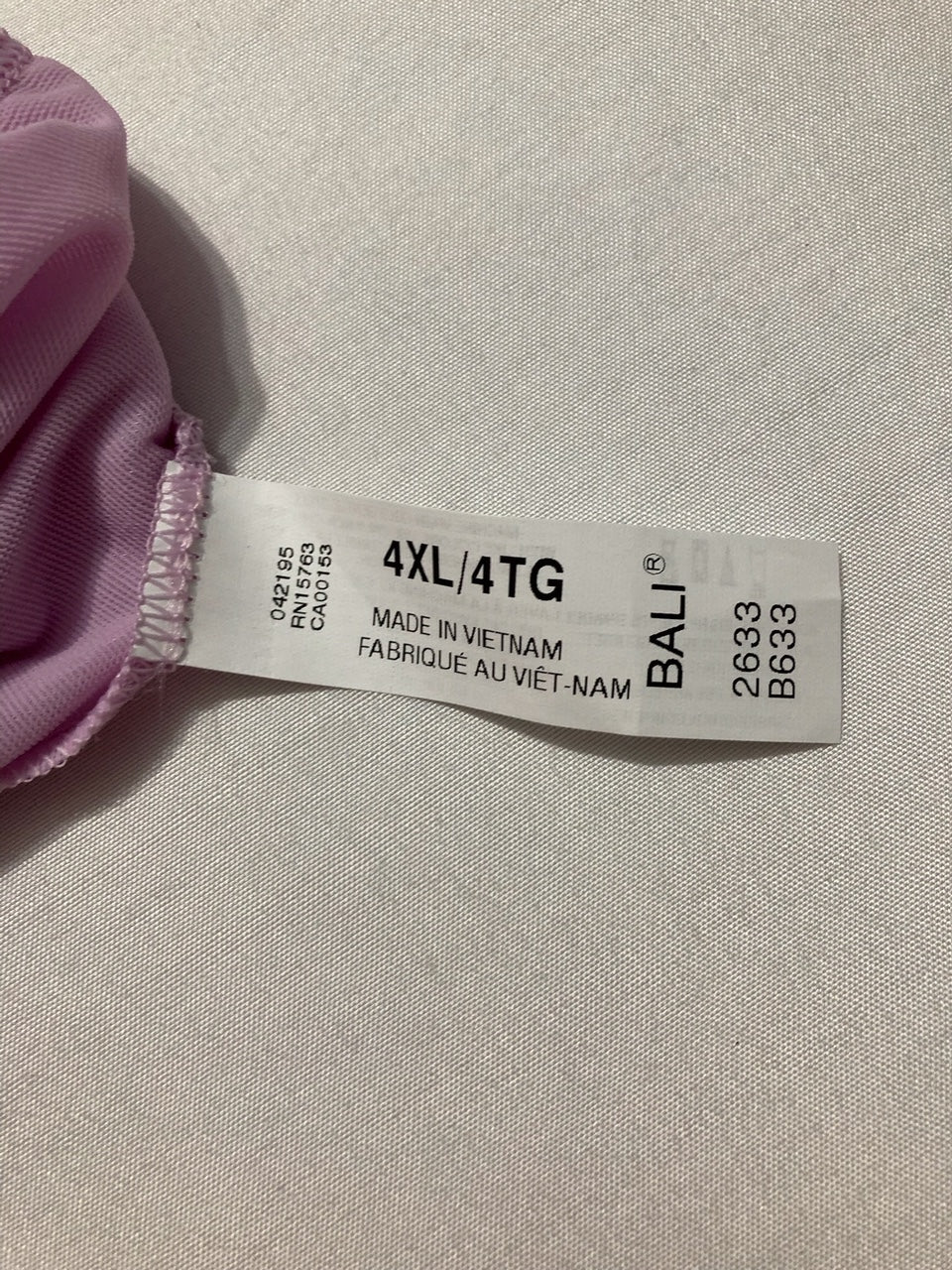 NWD BALI Skimp Skamp Brief Panty, Smoothing Stretch Brief PURPLE 4XL