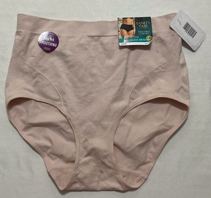 NWD VANITY FAIR Smoothing Comfort Brief Panties with Rear Lift ROSE XL