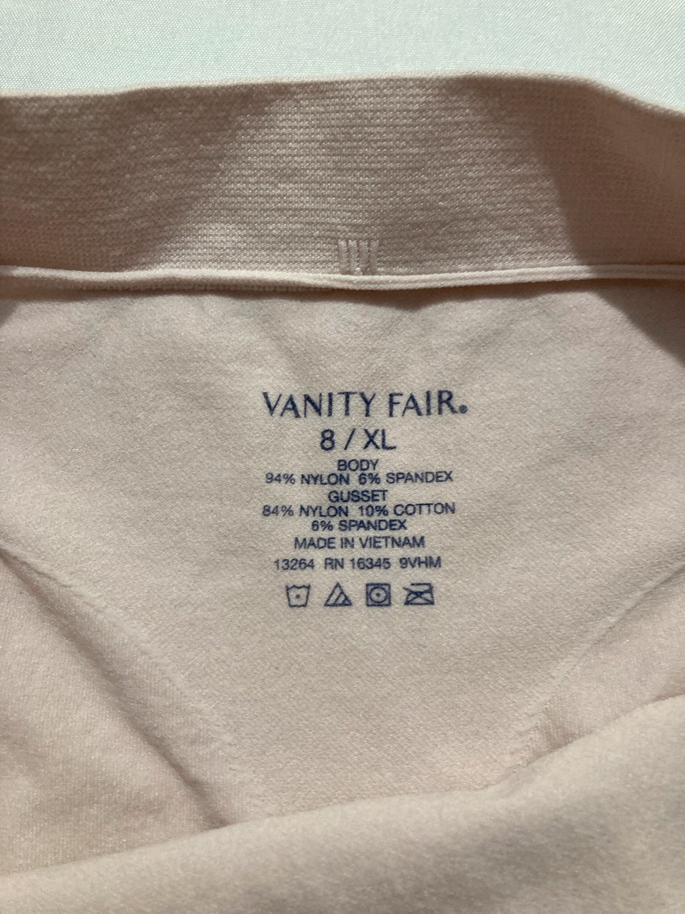 NWD VANITY FAIR Smoothing Comfort Brief Panties with Rear Lift ROSE XL